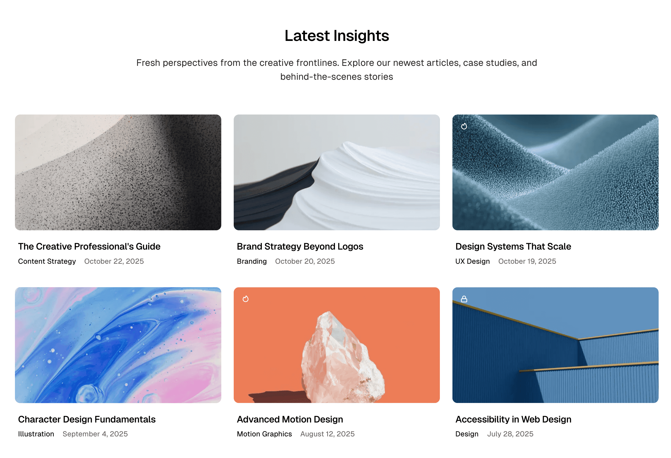 Latest posts grid vertical