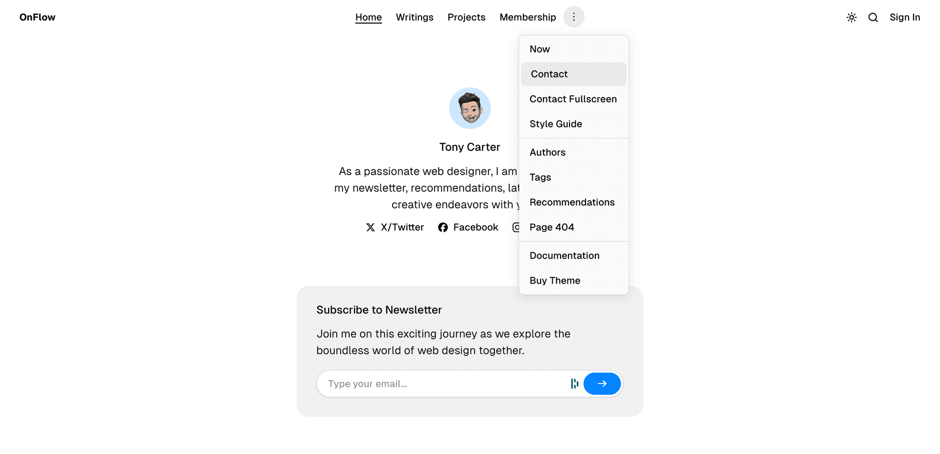 OnFlow navigations