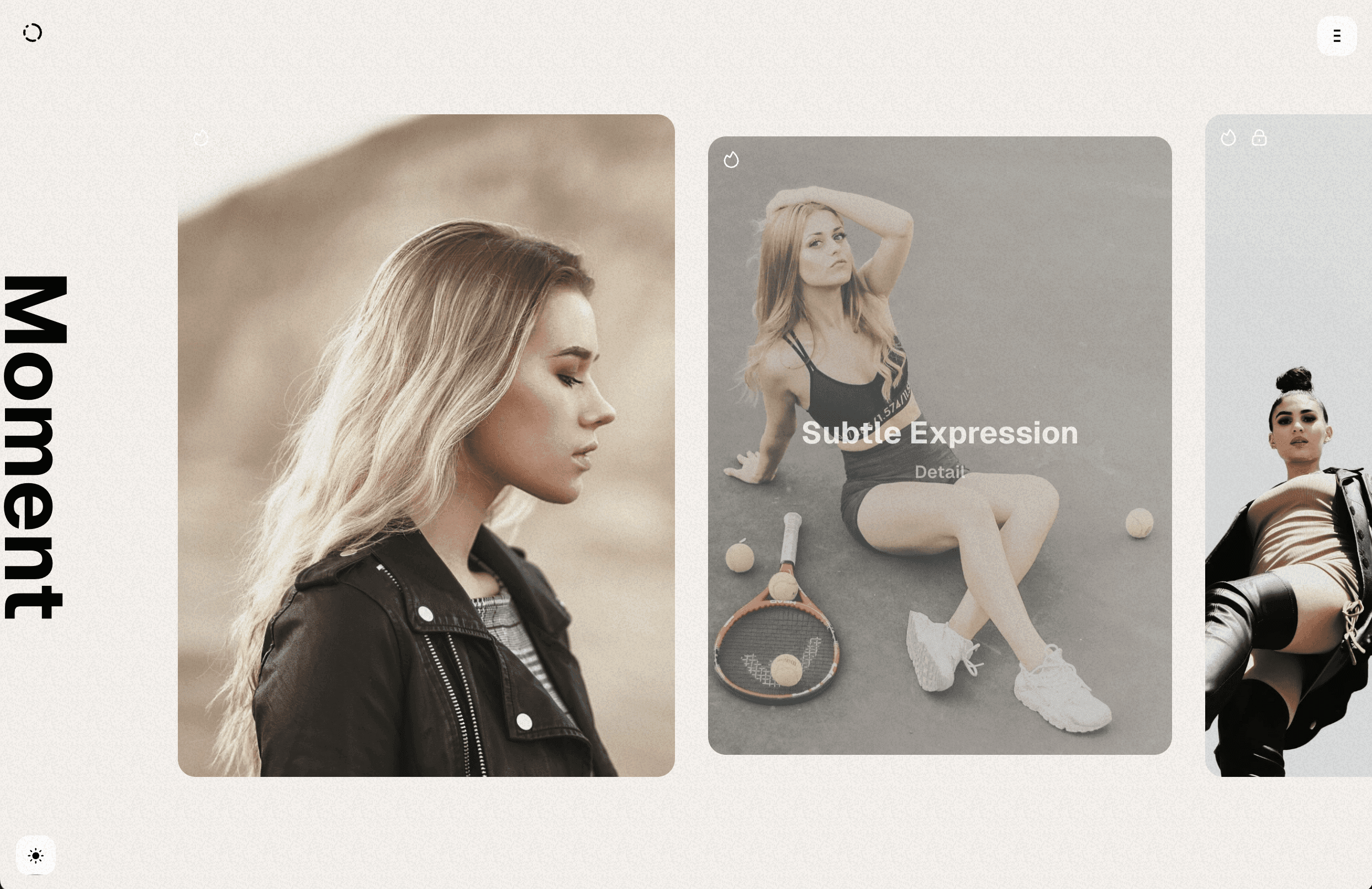 Horizontal home layout