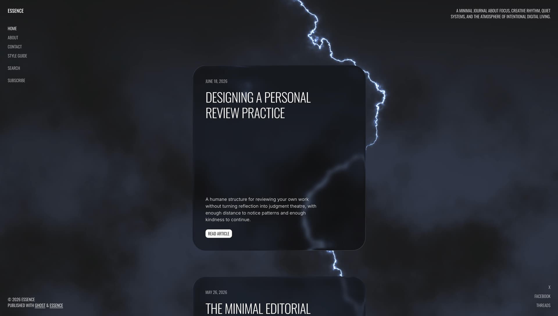 Lightning shader