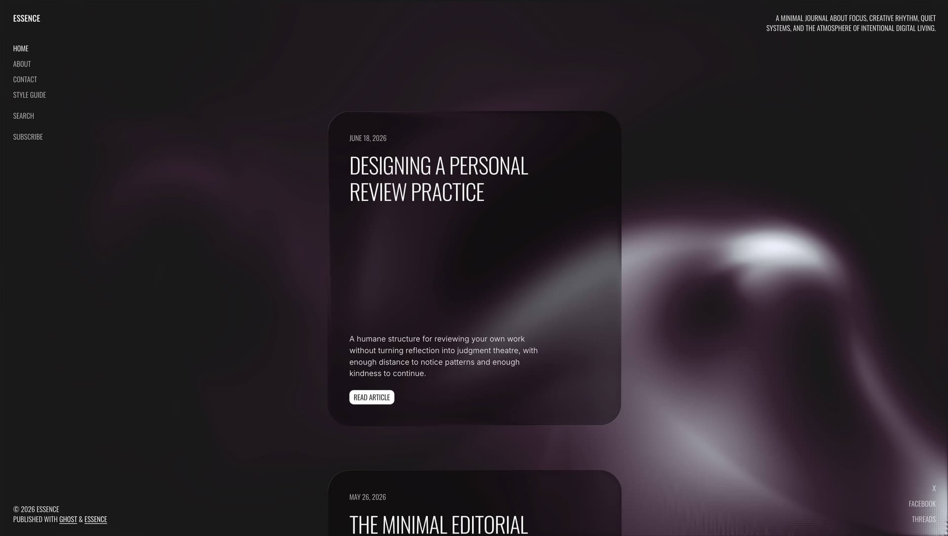 Liquid Ether shader