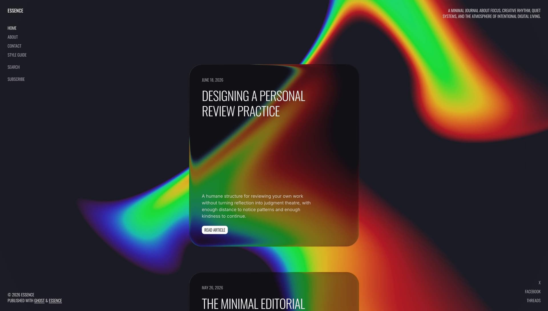 Spectrum shader